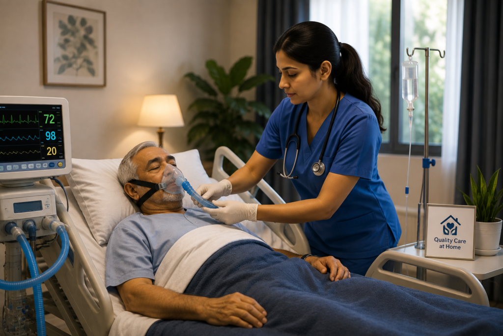 home care services in Delhi NCR critical care and ICU setup at home